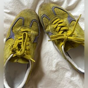 ALOHAS Yellow and Purple Women's Shoes